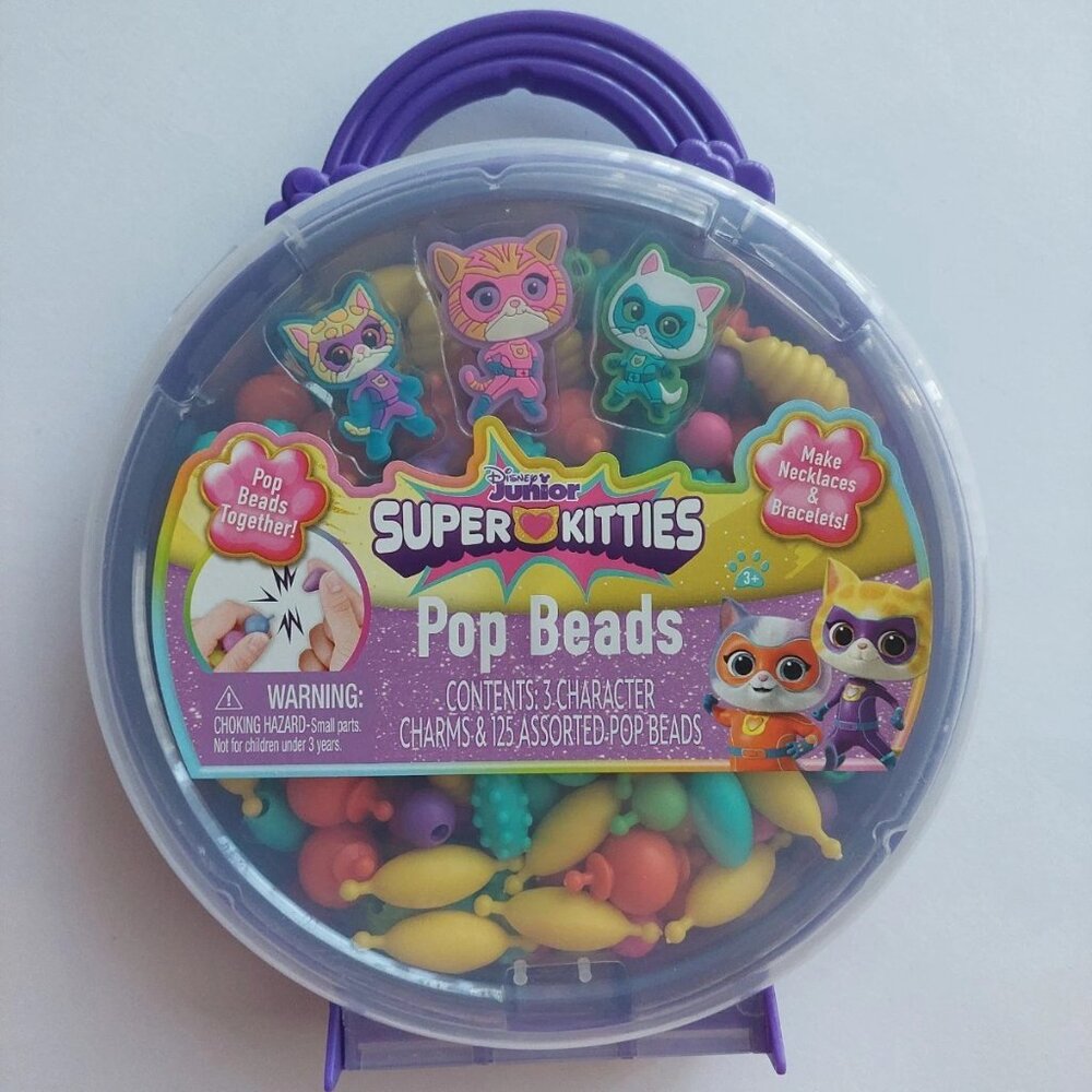 Pop Beads - Disney Jr Super Kitties - Brand New!